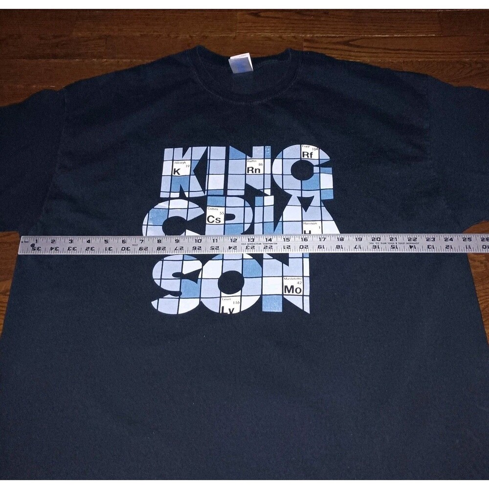 King Crimson Shirt Mens XXL 2XL 2014 Tour Rock Band Graphic Tee Periodic Table - Picture 3 of 10